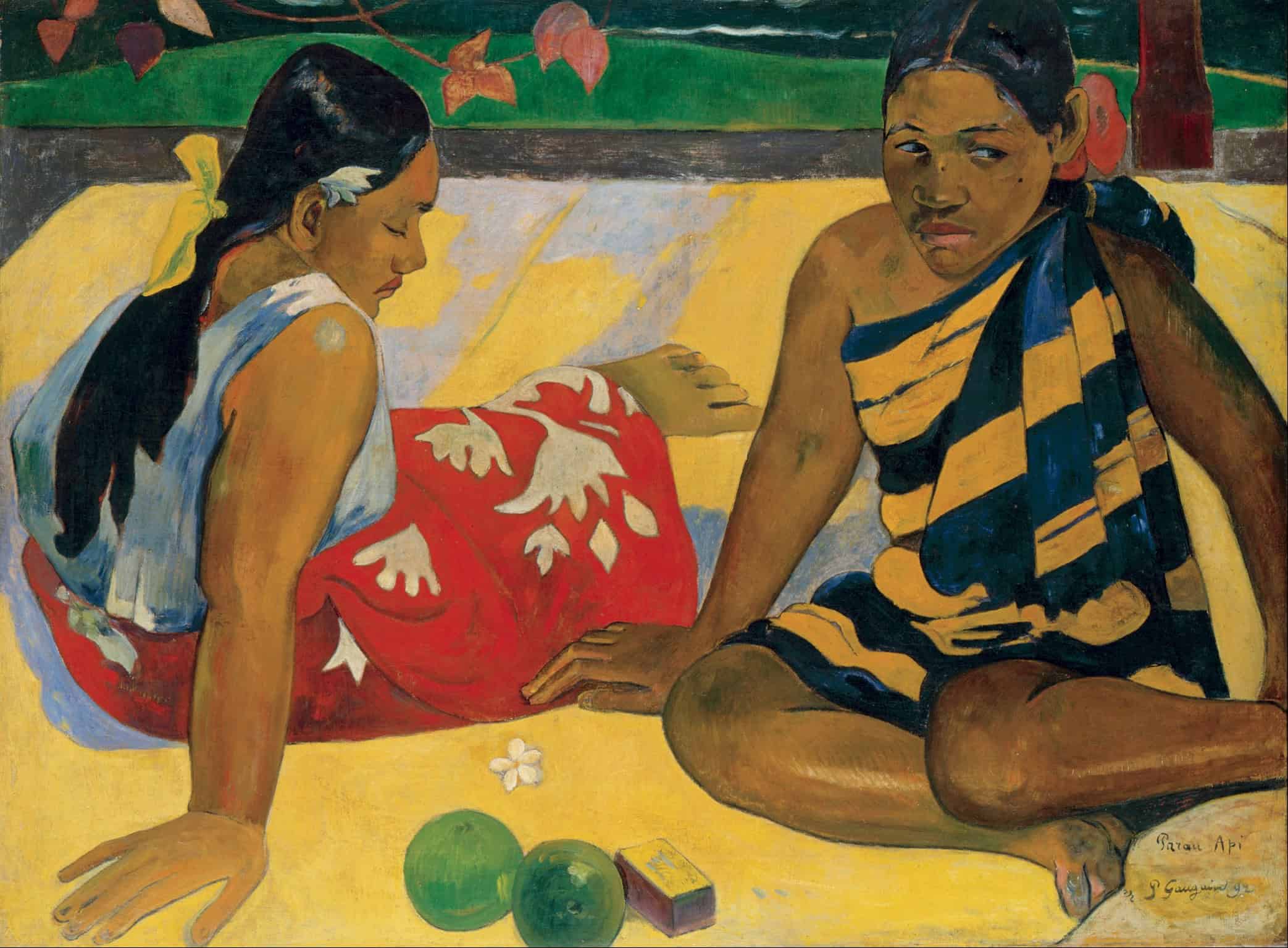 dipinto Parau Api Paul Gauguin
